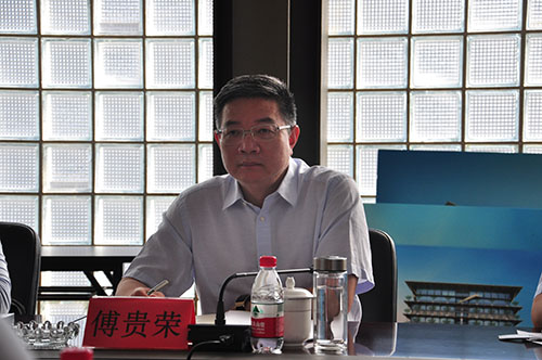 寧波市江北區(qū)區(qū)委副書記、區(qū)長傅貴榮一行蒞臨我公司調(diào)研指導工作
