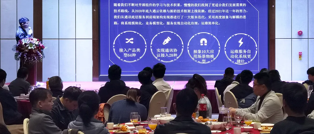 子公司新聞 久通物聯(lián)2021年度年會(huì)召開(kāi)